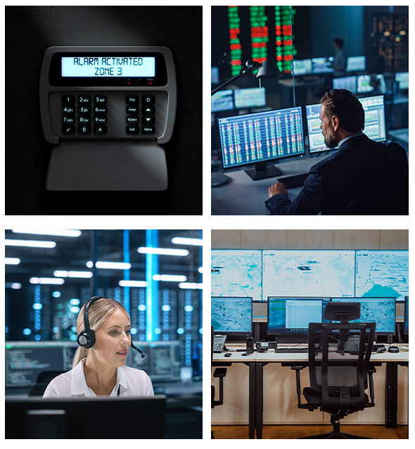 Business Security Monitoring security systems by Security First Alarm King