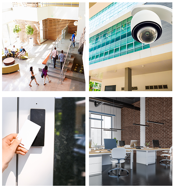 Industries Served Office Spaces security systems by Security First Alarm King