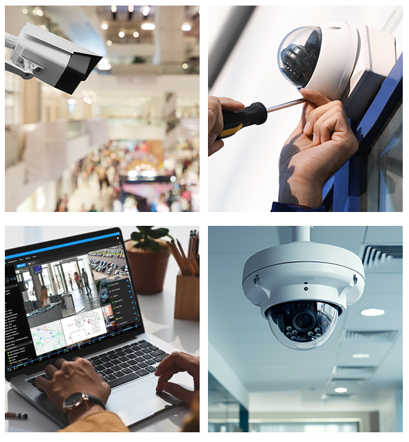 Commercial Video Surveillance security systems by Security First Alarm King